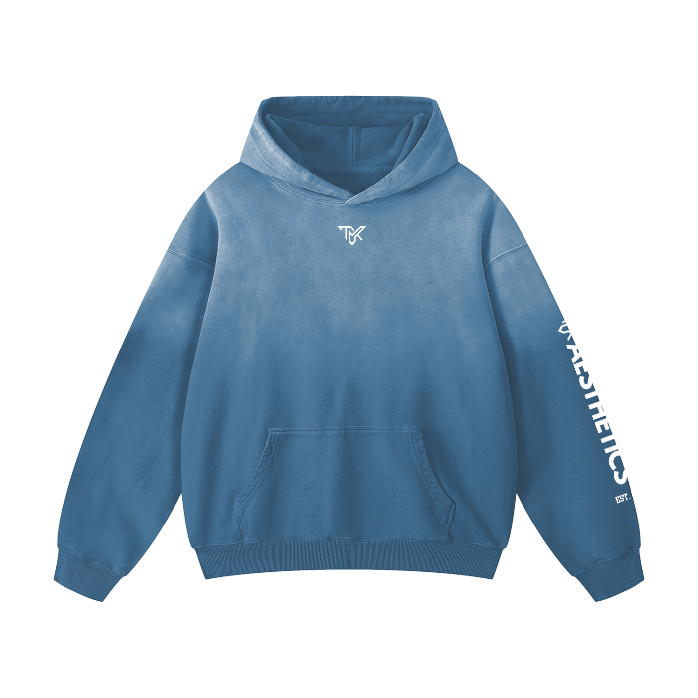 TMK Aesthetics Heavyweight Sunfade Oversized Hoodie