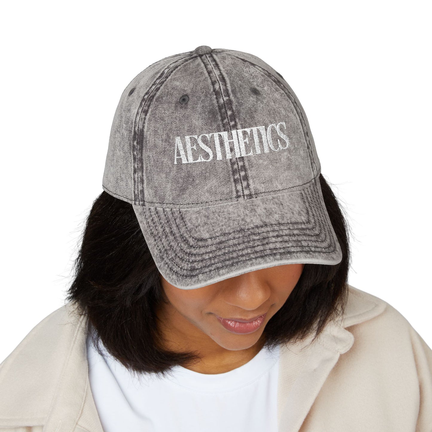 Aesthetics Embroidered Vintage Cap