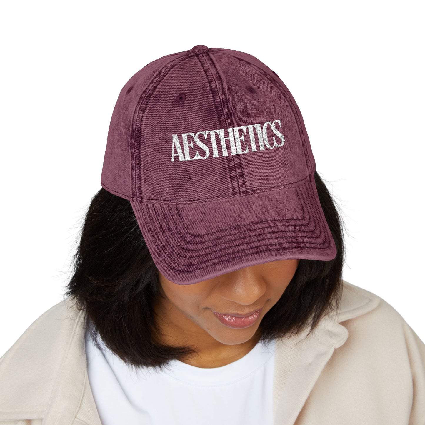 Aesthetics Embroidered Vintage Cap