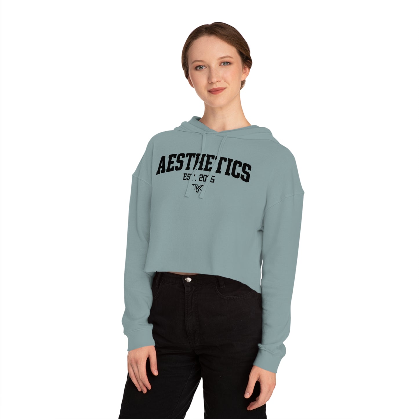 TMK Aesthetics Women's Cropped Hoodie