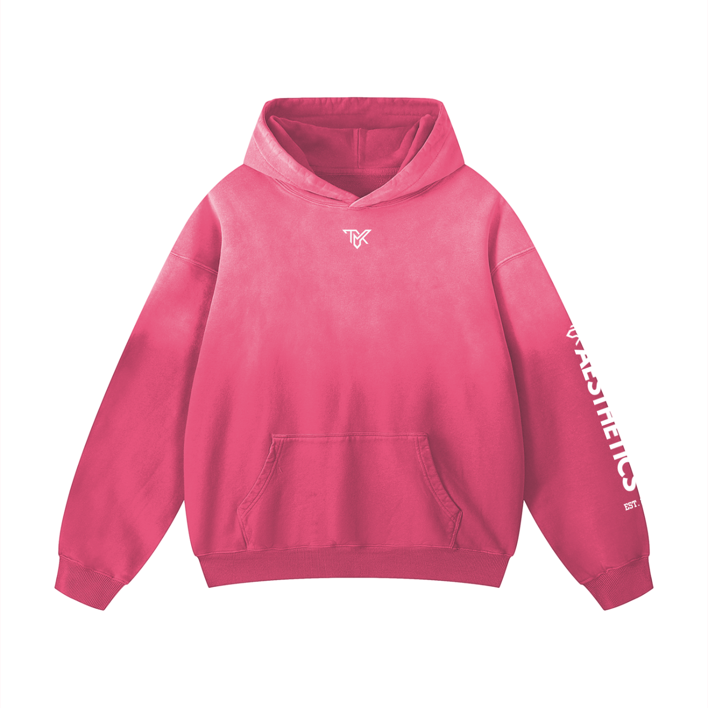 TMK Aesthetics Heavyweight Sunfade Oversized Hoodie