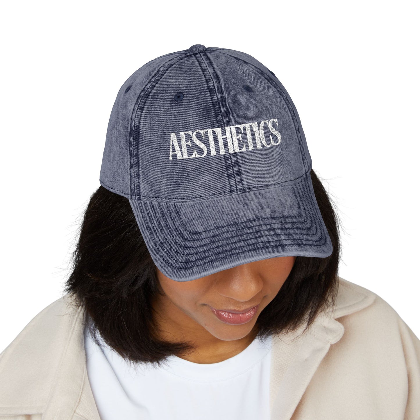 Aesthetics Embroidered Vintage Cap