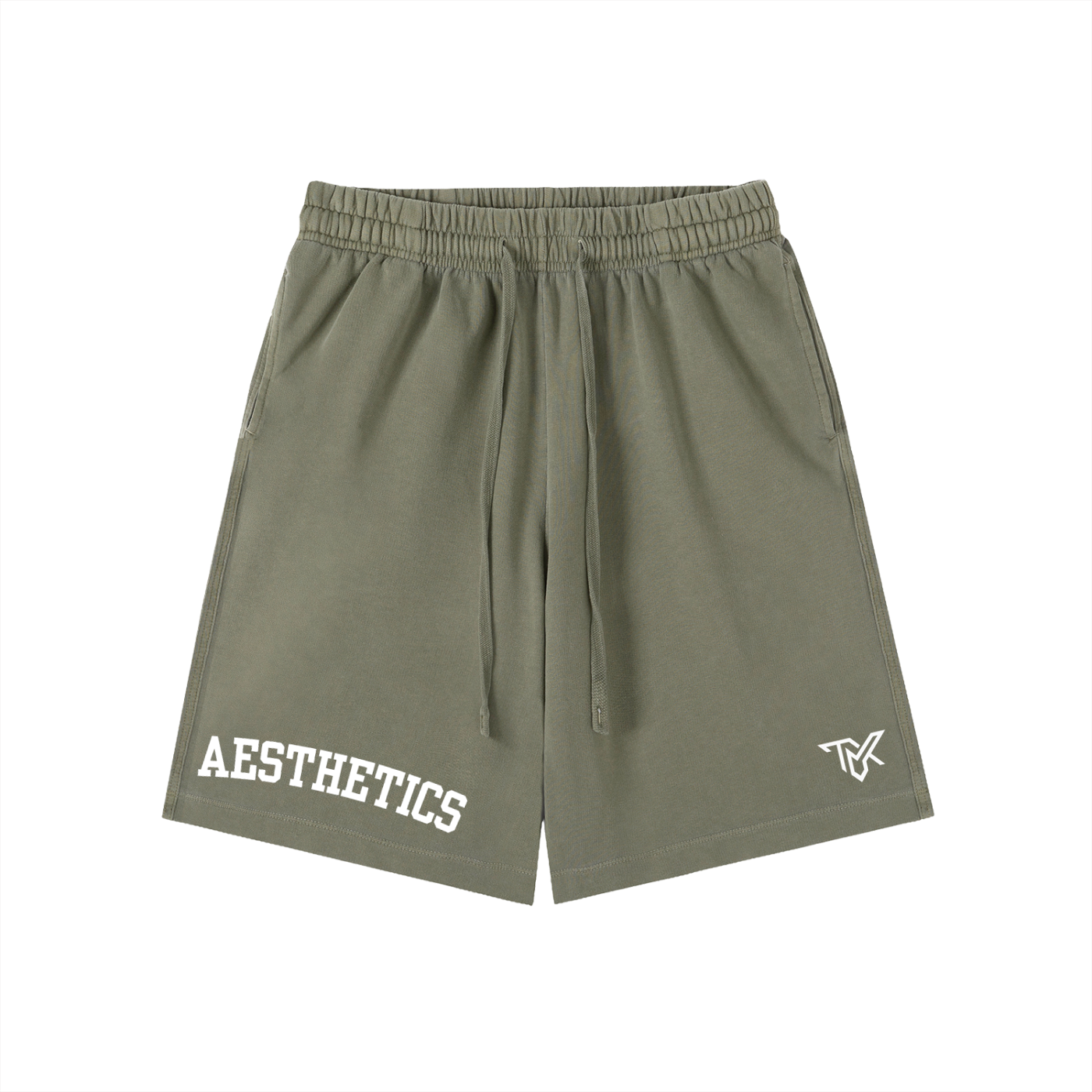 TMK Aesthetics Vintage Wash Cotton Shorts