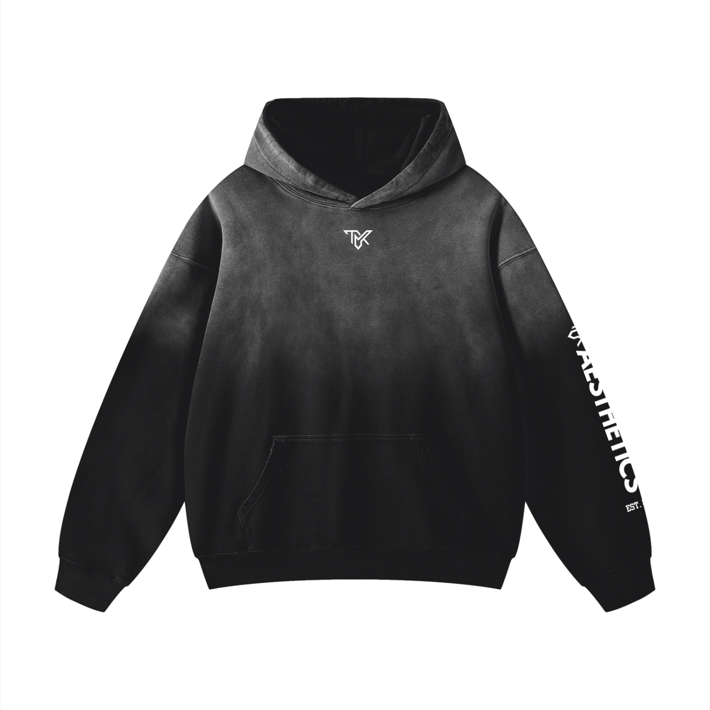 TMK Aesthetics Heavyweight Sunfade Oversized Hoodie