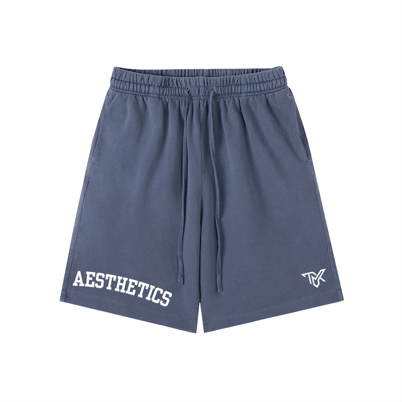 TMK Aesthetics Vintage Wash Cotton Shorts