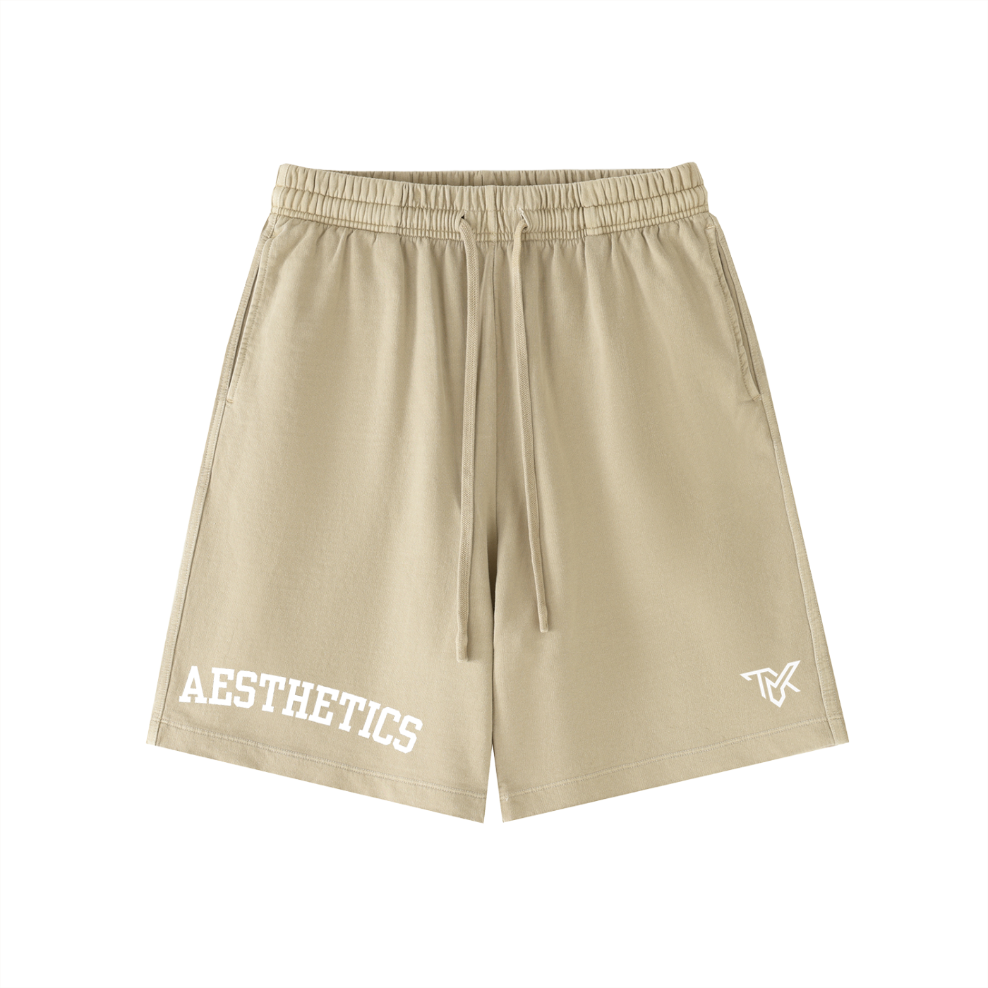 TMK Aesthetics Vintage Wash Cotton Shorts